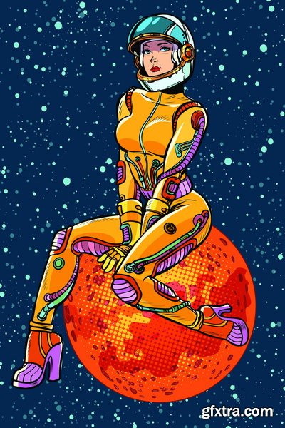 Vintage Look at Space 45xAI