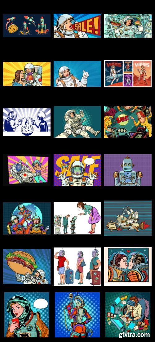 Vintage Look at Space 45xAI