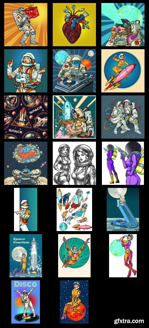 Vintage Look at Space 45xAI