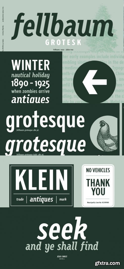 VTC Fellbaum Grotesk Complete Family