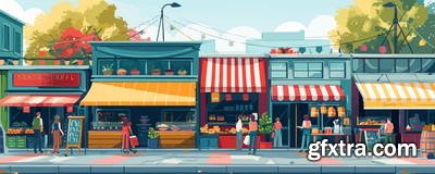 Retro &amp; Vintage, Brunette Beauties 32xAI, 2 Text Styles