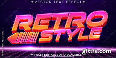 Retro &amp; Vintage, Brunette Beauties 32xAI, 2 Text Styles