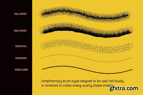 Stipple Buddy - Vector Stippling Brushes for Illustrator