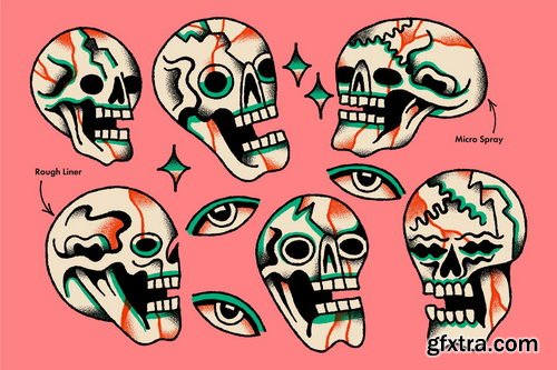 Stipple Buddy - Vector Stippling Brushes for Illustrator