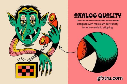 Stipple Buddy - Vector Stippling Brushes for Illustrator