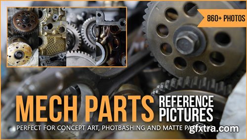 ArtStation - 860+ Mech Parts Reference Pictures