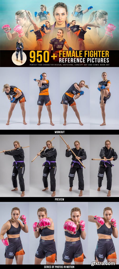 ArtStation - 950+ Female Fighter Reference Pictures