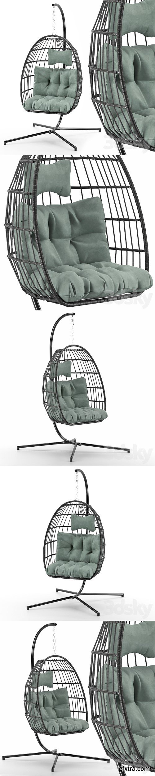 3dsky Pro - Kcasa rattan chair