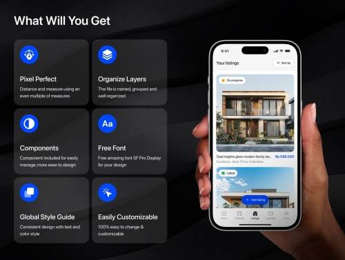 'Athouse - Real Estate Mobile App UI Kit'