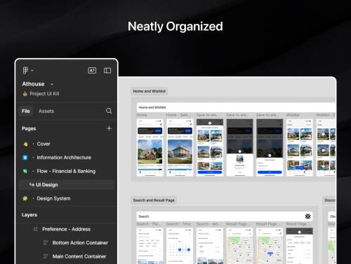 'Athouse - Real Estate Mobile App UI Kit'