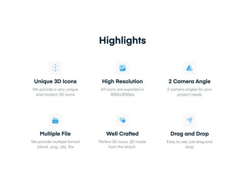 'Business Plan 3D Icon'