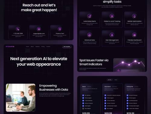 'Proximab — AI and SaaS Startup Template'