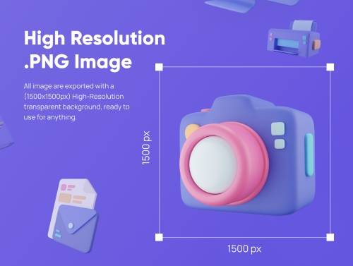 'Freelancy - Freelance 3D Icon Set'