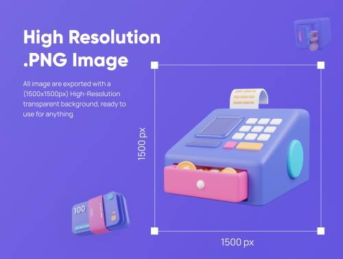 'Financially - Financial 3D Icon Set'