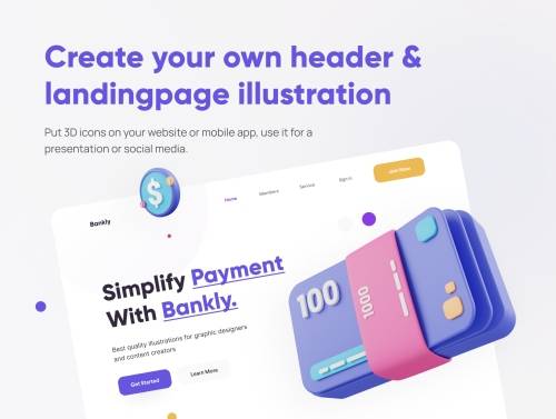 'Financially - Financial 3D Icon Set'