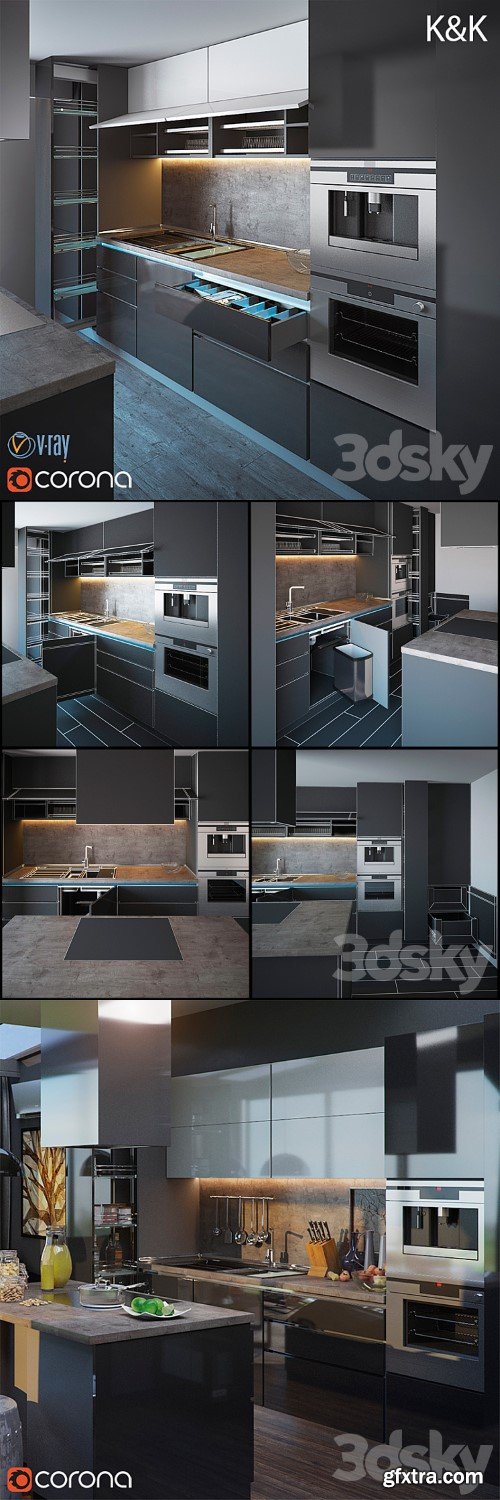 3dsky Pro - Kitchen Furniture III