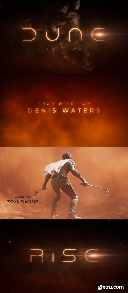 Videohive - Dunes Trailer - 50808950