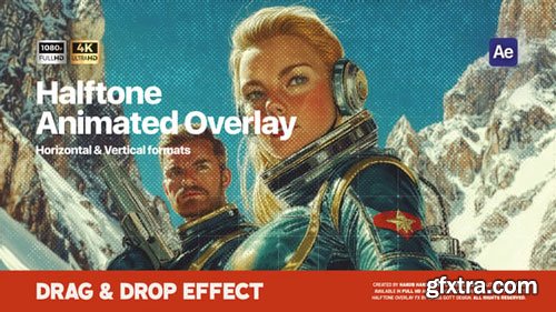 Videohive - Halftone Overlay - 56478374