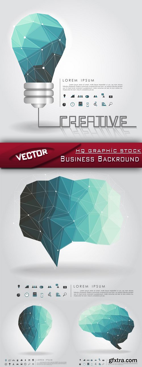 Stock Vector - Business Backround