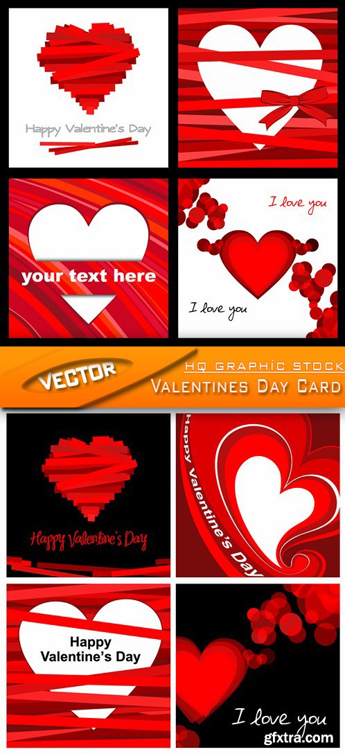 Stock Vector - Valentine Day Card