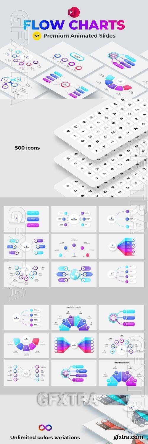 Flowcharts Animated PowerPoint Diagrams S8HPN5H