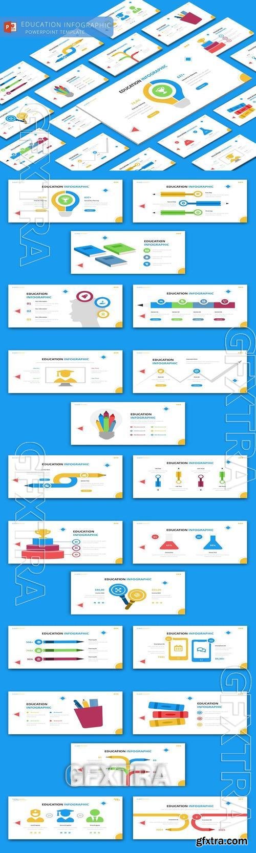 Education Infographic PowerPoint Template TVUCKYH