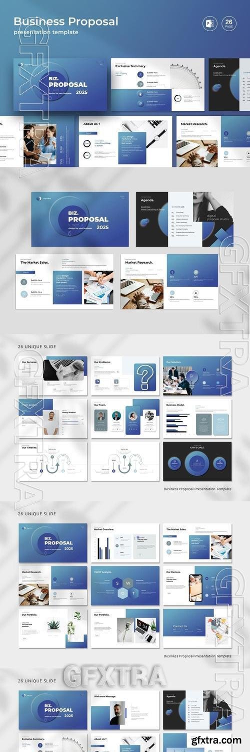 Business Proposal Presentation Template LG3J7PV
