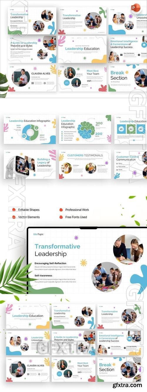 Leadership Education Presentation PowerPoint XJJPJF6