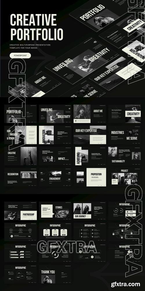 Creative Portfolio - Powerpoint AYK5NB5