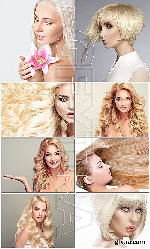 Beautiful Blonde Girls - 15 Stock Photo Set