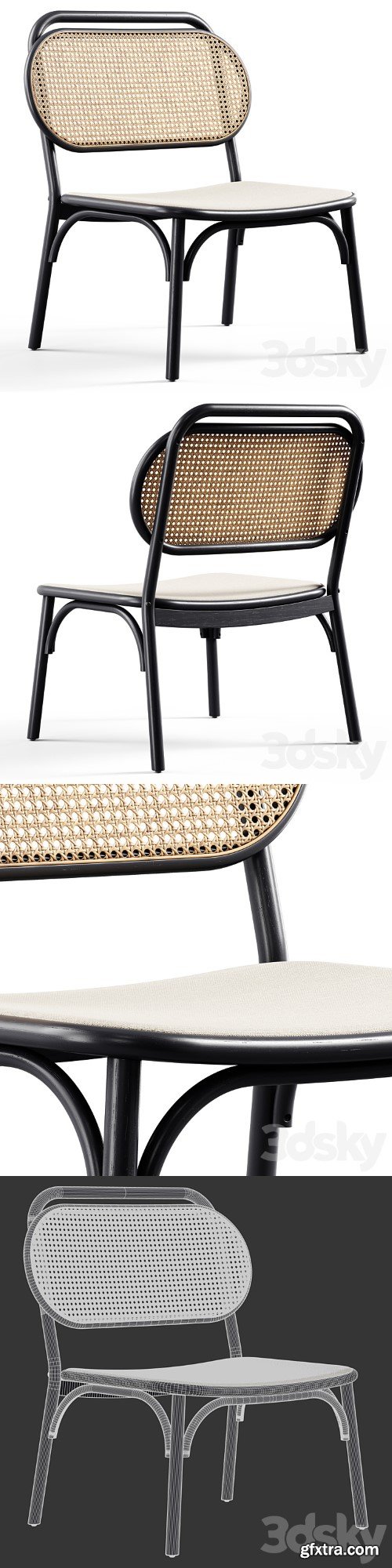 3dsky Pro -  Kave Home - Doriane - Armchair