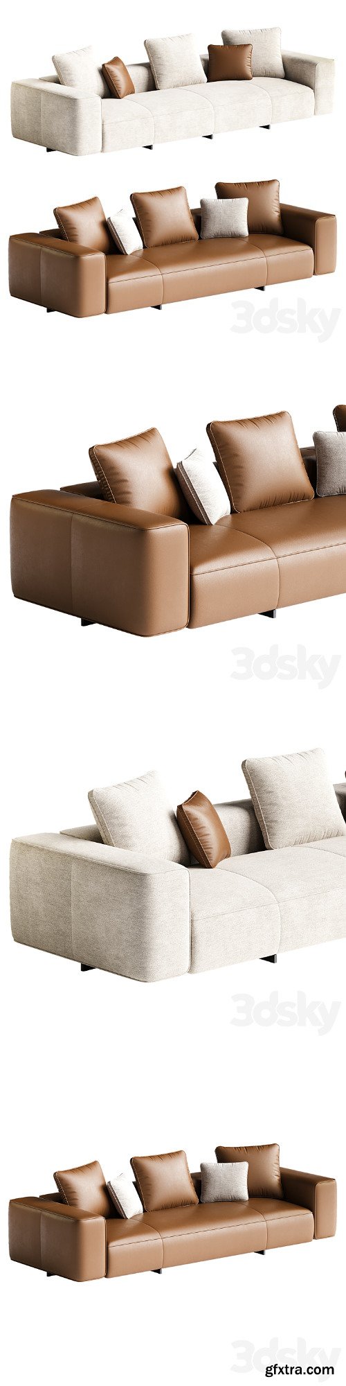 3dsky Pro - Yves Sofa by Minotti