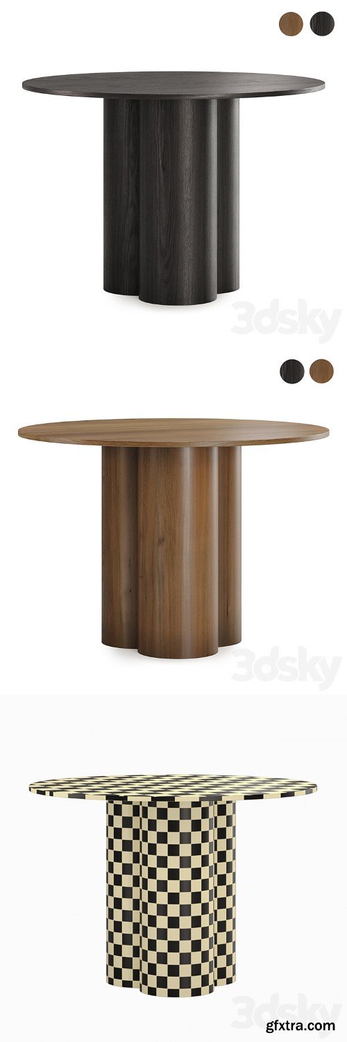 3dsky Pro - olivia round dining table