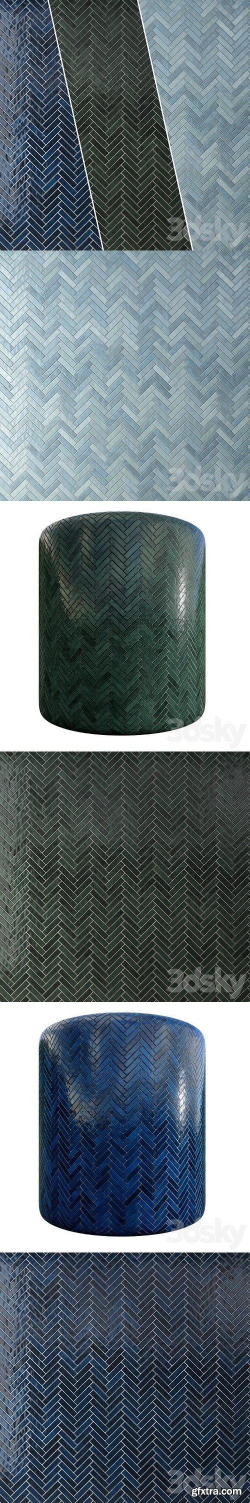 3dsky Pro - Tile Cloe Ceramic Herringbone Set 13