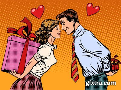 1950's Valentine's Day Toons 35xAI