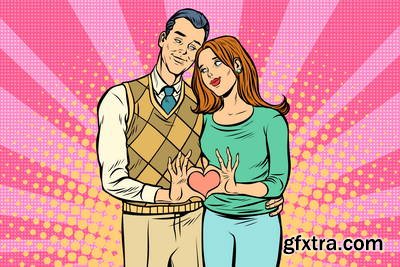 1950's Valentine's Day Toons 35xAI