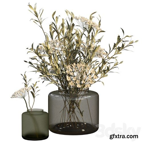 3dsky Pro - Bouquets in vases Ikea Konstfull