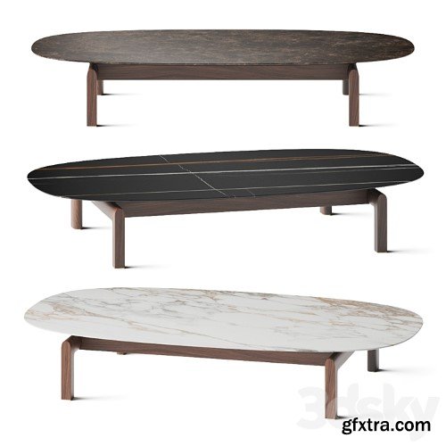 3dsky Pro - Porada Quay Ovale Coffee Tables