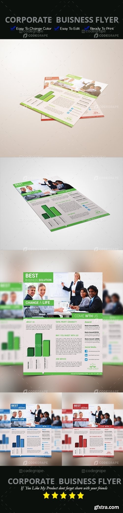 CodeGrape - Corporate Business Flyer 5403