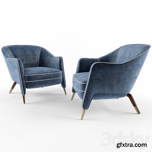 3dsky Pro - gio ponti unique armchair