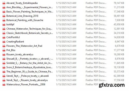 Botanical illustrations Pack 1