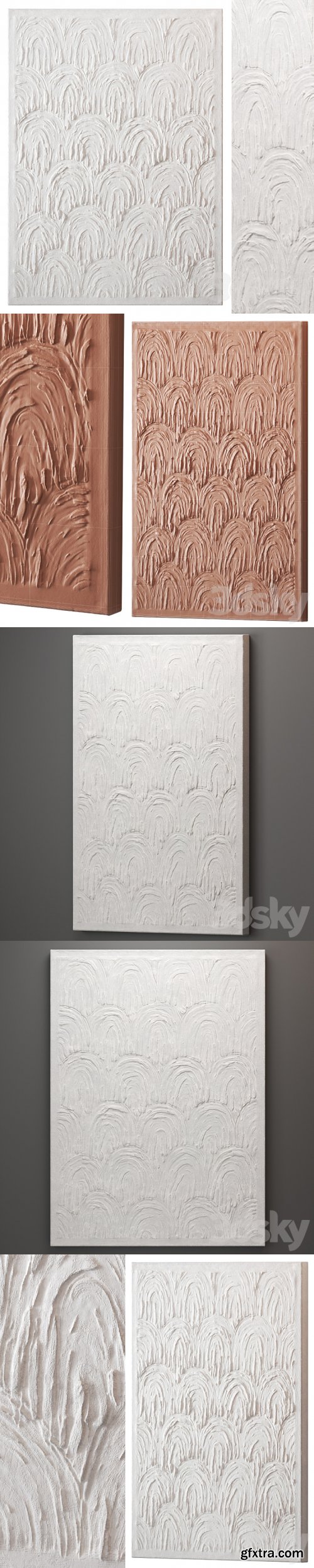 3dsky Pro - Abstract plaster painting