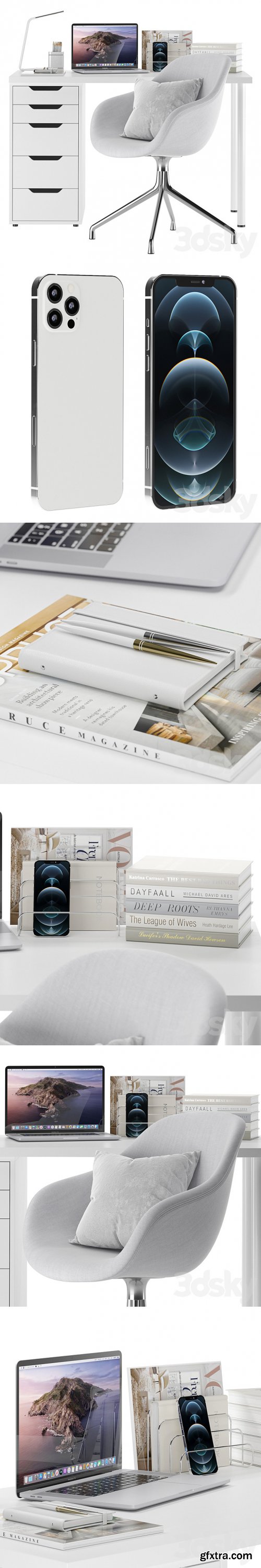 3dsky Pro - Office set 002