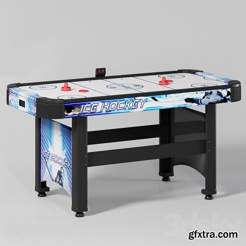 3dsky Pro - Hathaway Face-Off 5 ft. Air Hockey Table with Electronic Scoring