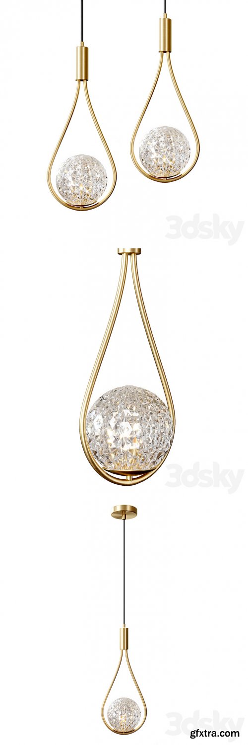 3dsky Pro - Lampatron HOOP DROP LUX pendant lamp