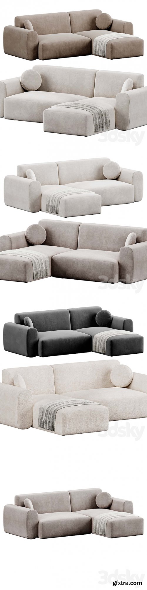 3dsky Pro - Corner sofa Cortegada | Sofa