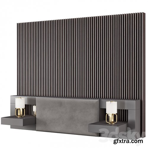 3dsky Pro - Wall Headboard Collection № 007
