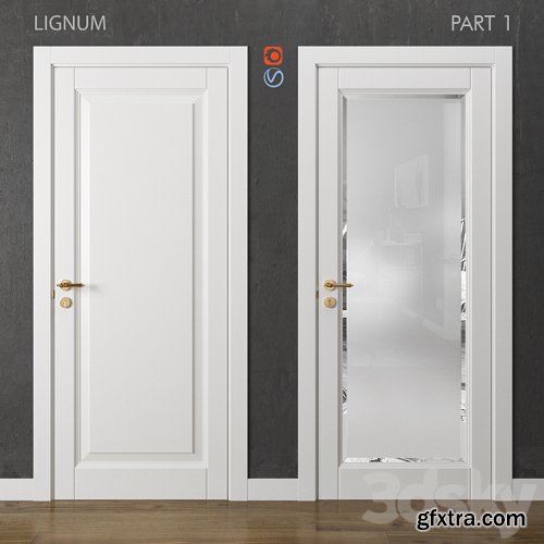 3dsky Pro - Doors Lignum Volkhovets part 1 white