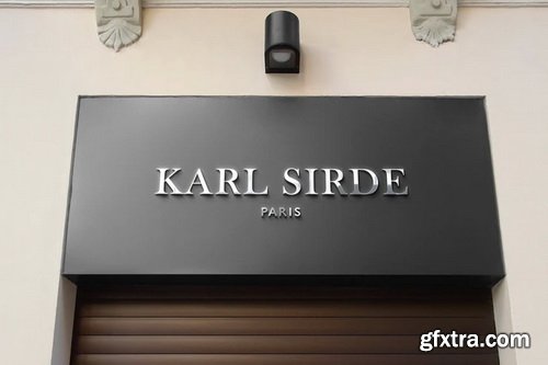 Asylab - 50 Signs &amp; Facade Logo Mockups - V1