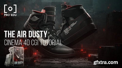 Pro Edu - CGI Complete Build: Shoe Rendering & Retouching